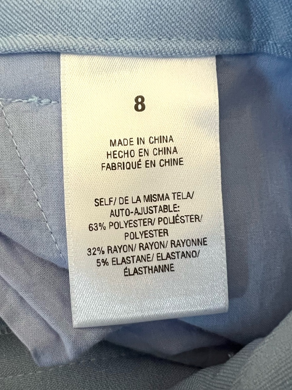 Favorite Daughter The Favorite Pants High Rise Wide Leg Trouser Sky Blue 8 - Picture 13 of 16